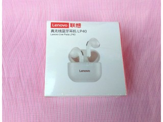 Lenovo Thinkplus LivePods LP40 Kit Écouteurs Stéréo Bluetooth Sans Fil (Noir)