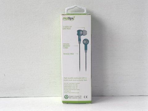 Hottips Sound & Style écouteurs de 1,2m avec cordon tressé en nylon anti-nœuds