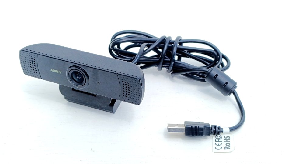 Aukey PC-LM1E Webcam 1080p avec microphone stéréo à double réduction de bruit