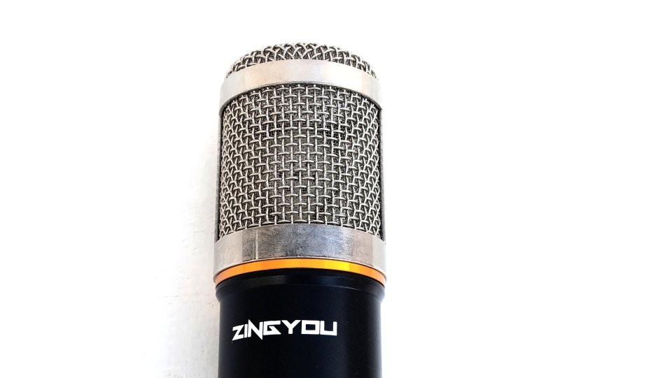 ZINGYOU BM-800 Microphone à condensateur  pour l'enregistrement en studio et la diffusion de podcasts
